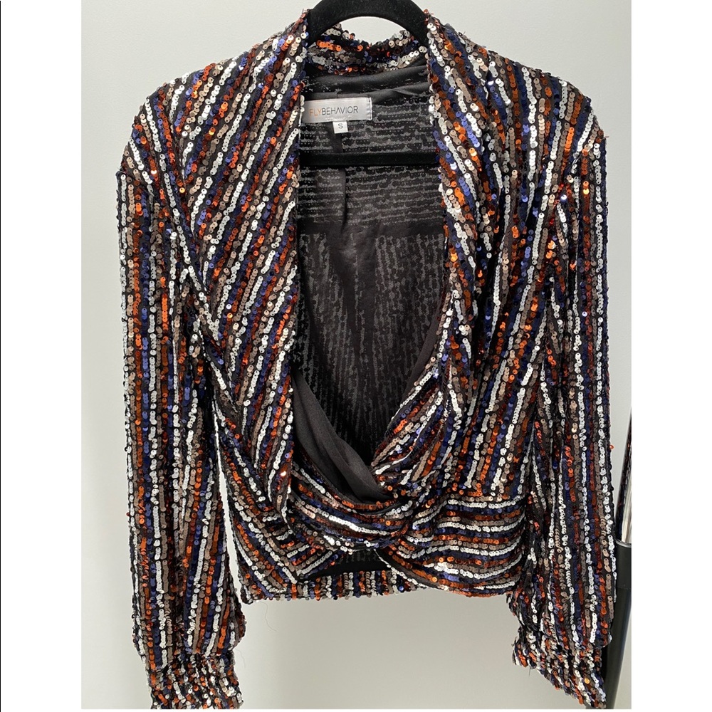 Custom Sequins Blouse